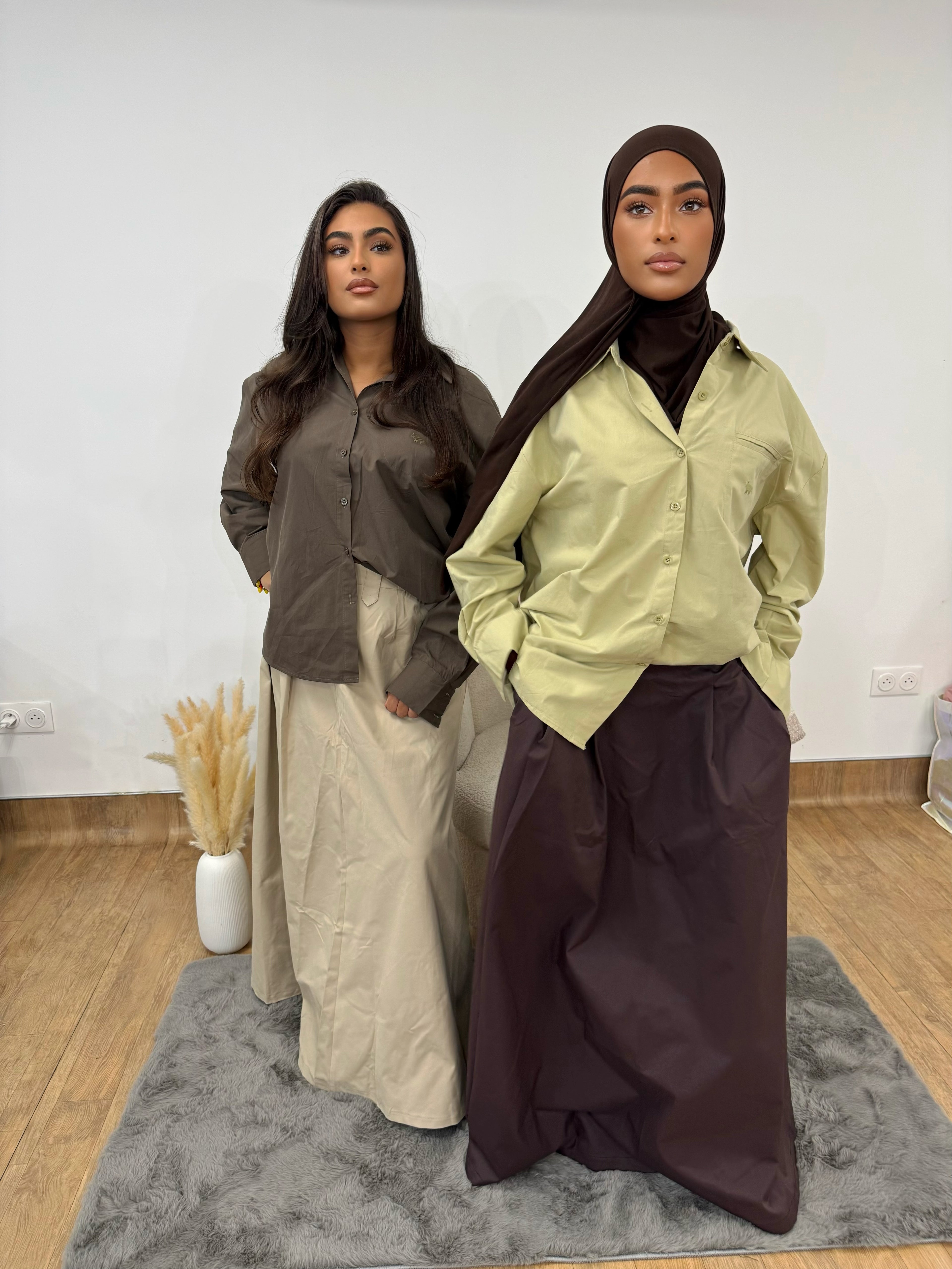 jupe oversize avec poches